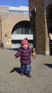 Je cours dans les rues de Louvain La Neuve (avant d'aller à l'Abbaye)