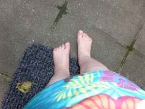 Autoportrait de mes pieds