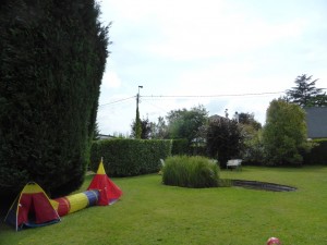 Le jardin de Mamy est bien rangé