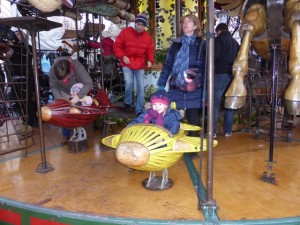 Le manège rigolo de la place Sainte-Catherine