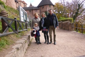 En famille au Château du Haut-Kœnigsbourg