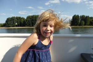 Ballade en bateau sur le Rhin