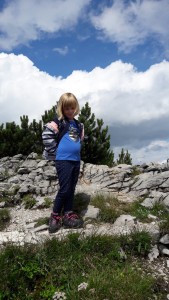 En tenue de randonnée